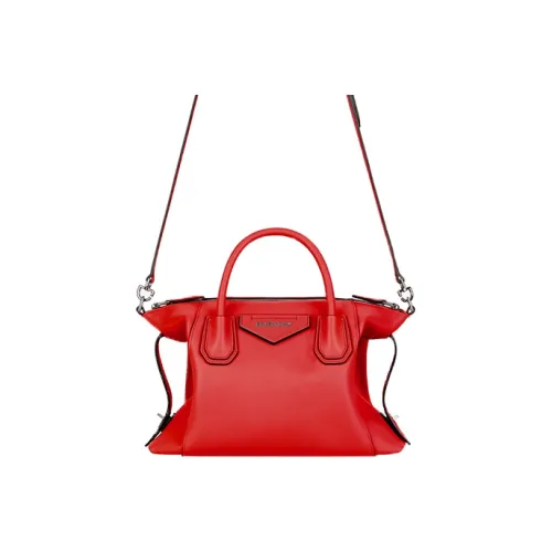 GIVENCHY Antigona Soft Smooth Leather Bag Crossbody Bag Shoulder Bag Women's Red