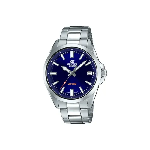 CASIO EDIFICE Collection Кварцевый механизм нержавеющая сталь ремешок часы для мужчин синий циферблат EFV 100D 2AVUDF