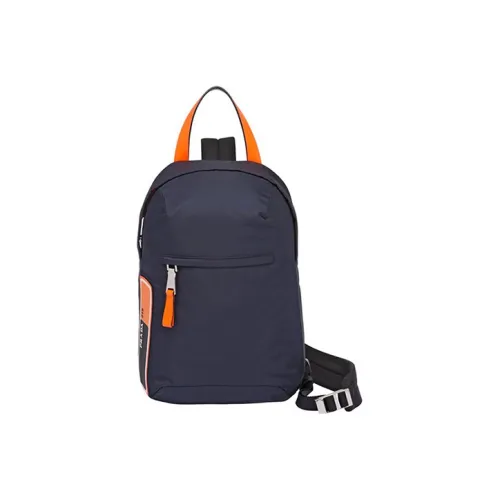 PRADA Сумка через плечо Мужская Темно-синяя