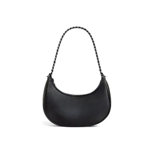 CELINE AVA Сумка из гладкой коровьей кожи сумка-пельмени сумка через плечо женская черная серебряная