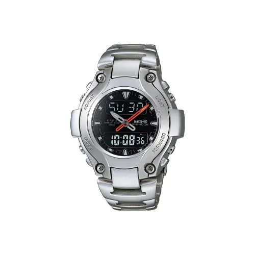 CASIO MR G Series г Shock Collection Кварцевый механизм Титан Ремешок Часы Мужские Черный циферблат
