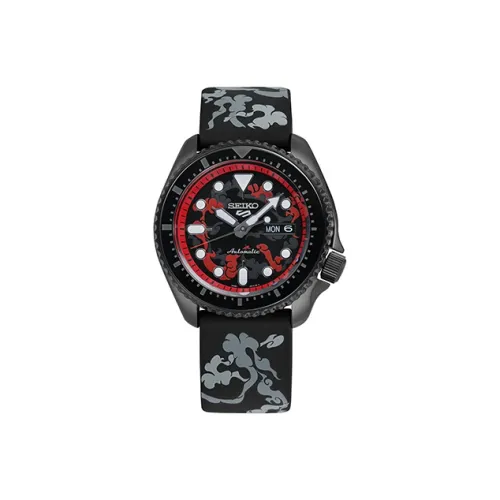 SEIKO Автоматический Механический Movement Унисекс SEIKO5 Часы 42,5 мм Черные