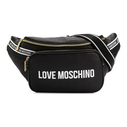 MOSCHINO Сумка через плечо из кожи кошелек женский черный