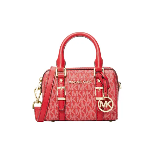 MICHAEL KORS Bedford Искусственная кожа Бостон Сумка Ручная сумка Сумка через плечо Мини Женская Красная