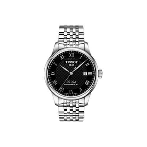 TISSOT Автоматический Механический Часы Мужские из Коллекции Le Locle, 39,3 мм, Черный