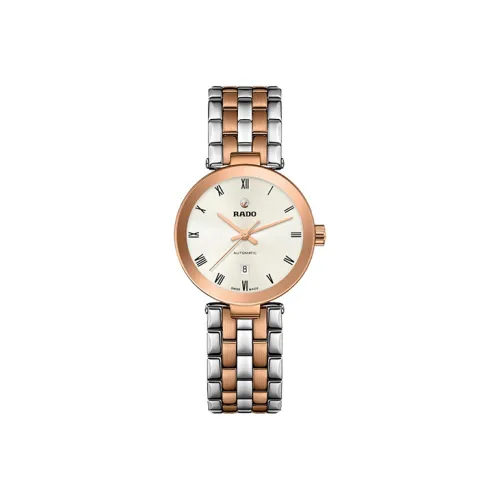 RADO Florence Collection Механический механизм Женские часы 28 мм Белый циферблат Корпус из нержавеющей стали