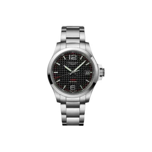 LONGINES Quartz Механизм Мужские часы Comcast V.H.P Series 41 мм Черные