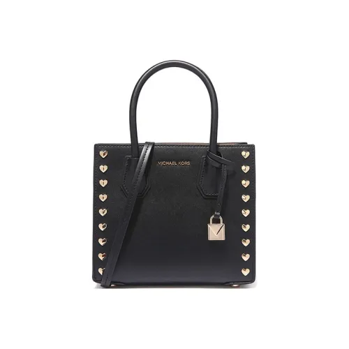 MICHAEL KORS Mercer Коровья кожа Ручная сумка Сумка через плечо Женская Черная