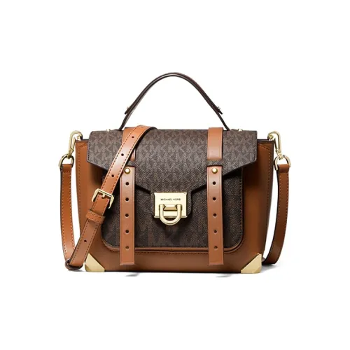 MICHAEL KORS Manhattan Кожа Тело Сумка через плечо Средняя Женская Коричневая