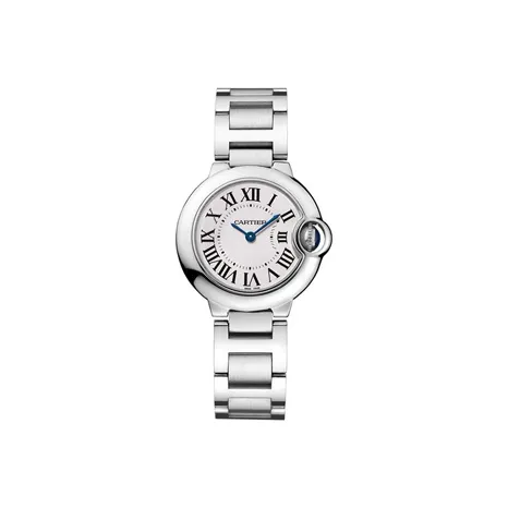 Cartier Кварцевый механизм Женские часы Blue Balloon Collection 28 мм Белый