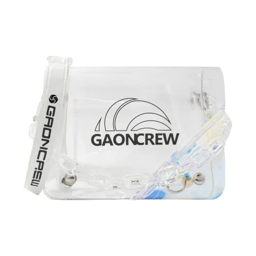 GAONCREW Сумка через плечо из ПВХ Сумка Сумка через плечо Унисекс Черный Белый