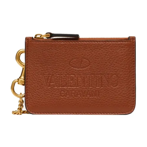 Valentino Телячья кожа Держатель для карт Мужской Седло