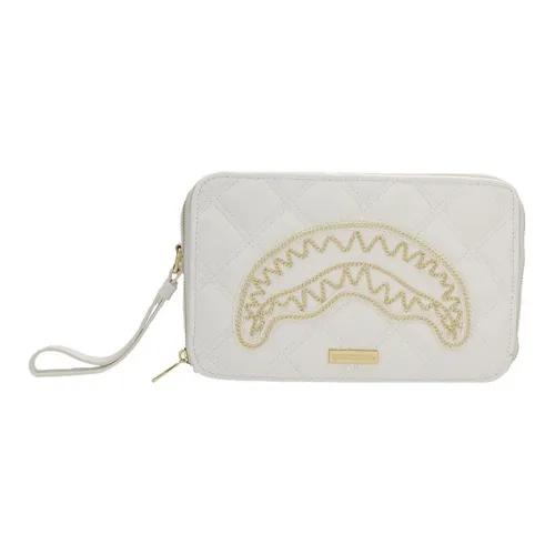 SPRAYGROUND Кожа Клатч Стандартный Мужской Белый