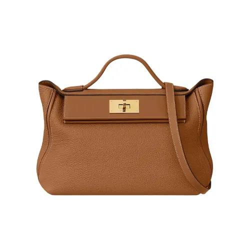HERMES 24 24 Togo Swift Телячья кожа Сумка Женские Золотой