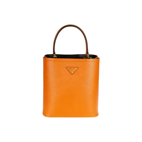 PRADA Saffiano кожа через плечо сумка женская оранжевая