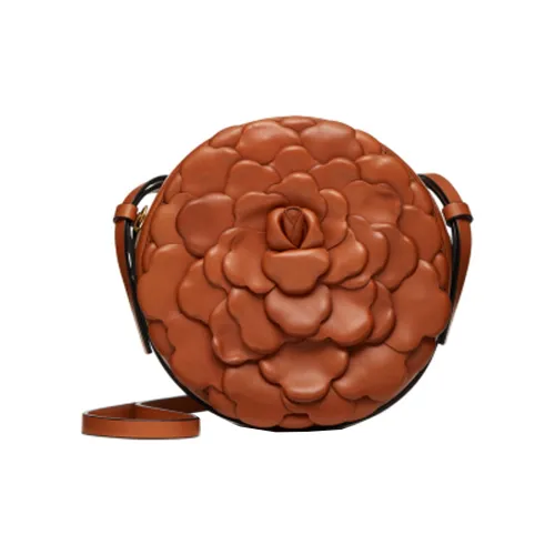 Valentino Atelier Sheepskin Crossbody Bag Shoulder Bag Women's Brown