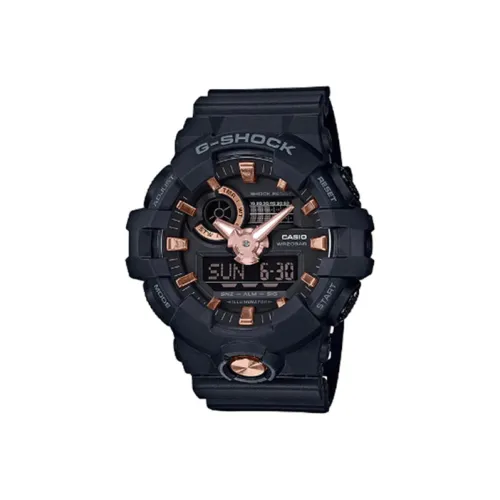CASIO Кварцевый механизм Мужские часы Liquid Crystal/Analog Dual Display Series 57,5мм*53,4мм*18,4мм Черные