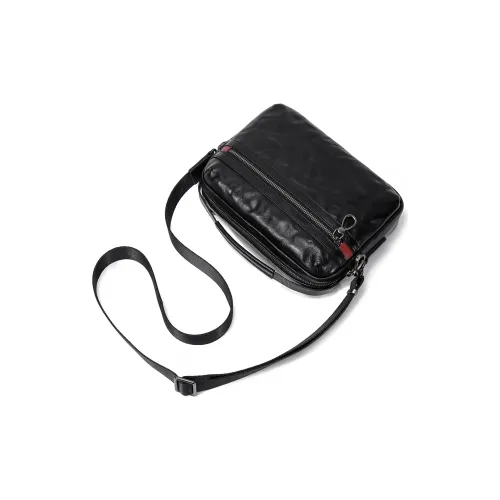 Ace Paul Коровья кожа Маленькая квадратная сумка Camera Сумка Сумка Обычный Мужской Черный