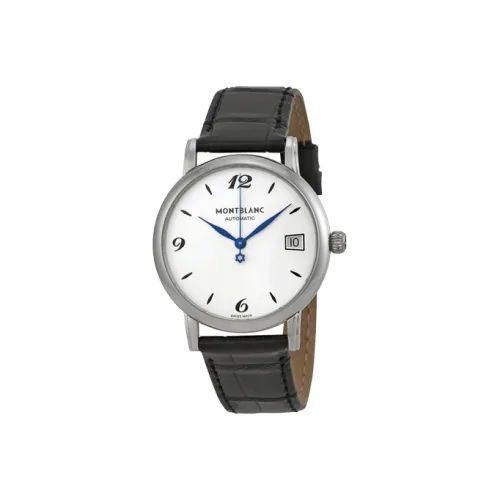 MONTBLANC Механический механизм Женские часы Белый циферблат Корпус из нержавеющей стали Нет ремешок