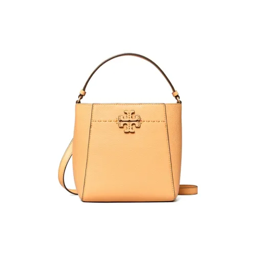 TORY BURCH McGraw Личиевая текстура Кожа Коровья кожа Сумка-ведро Сумка через плечо Сумка Маленькая Женская