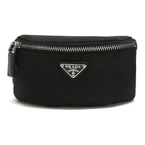 PRADA Ткань Клатч Стандартный Мужской Черный