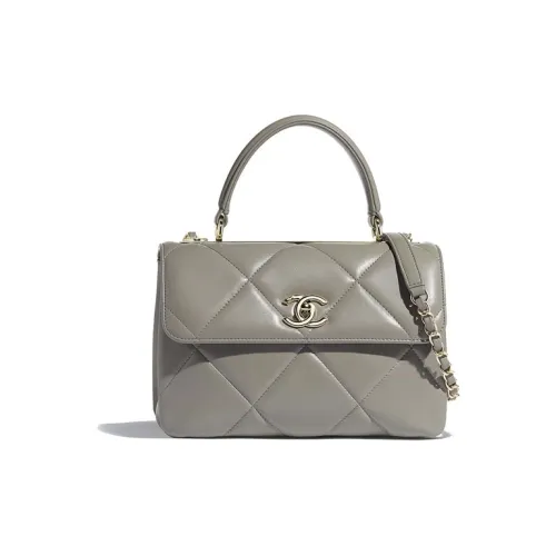 CHANEL Trendy cc Sheepskin Сумка через плечо Сумка Женская Серый