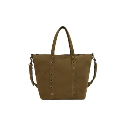 Vanessa Bruno Замша Тоут Маленький Женский Оливковый