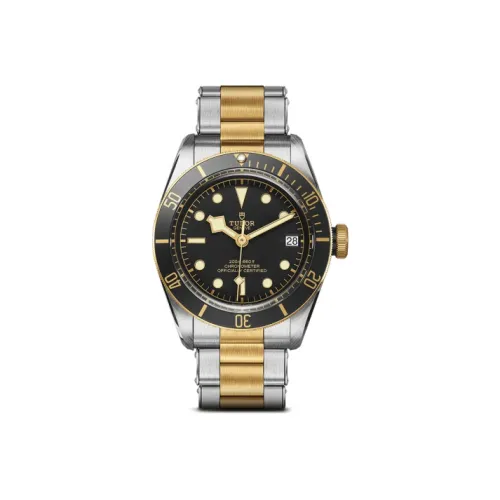 TUDOR Автоматический Механический Механизм Мужские Часы Enlightenment Collection 41 мм Черные