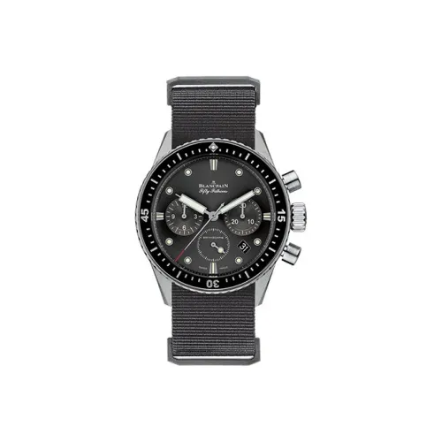 BLANCPAIN FIFTY FATHOMS Автоматический Механический Часы Мужские 43 мм Черный Циферблат Корпус из Нержавеющей Стали