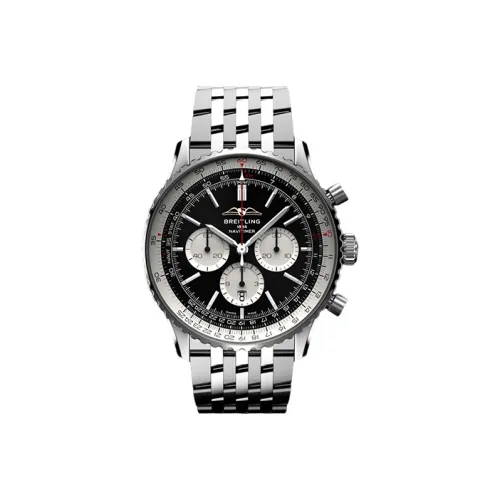 Breitling Aviation Chronometer Автоматический Механический Часы Мужские 46 мм Черный Циферблат