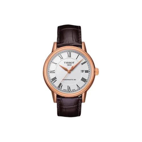 Tissot Carson Elite Series Автоматический Механический Часы Мужские 39,2 мм Белый Циферблат