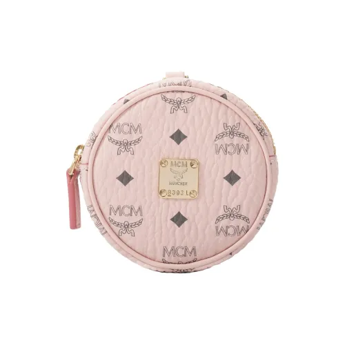 MCM Visetos Кожа Tambourine Сумка Женская Розовая