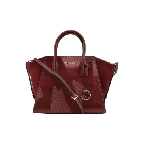 MICHAEL KORS Avril Кожа Ухо Muff Сумка Женская Бордовый