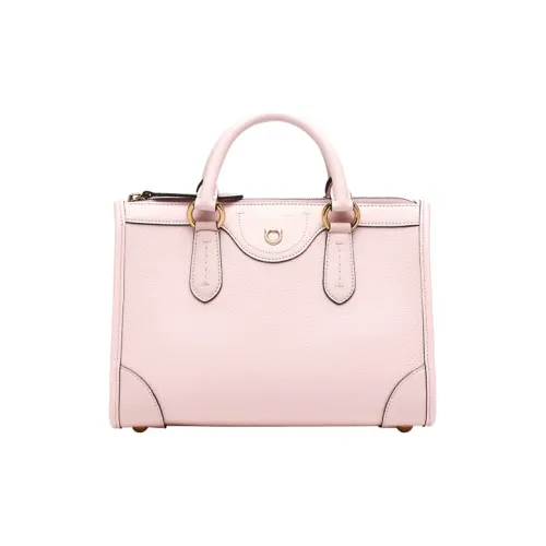 Ferragamo Коровья кожа Сумка Сумка для покупок Женская Светло-розовая Красная