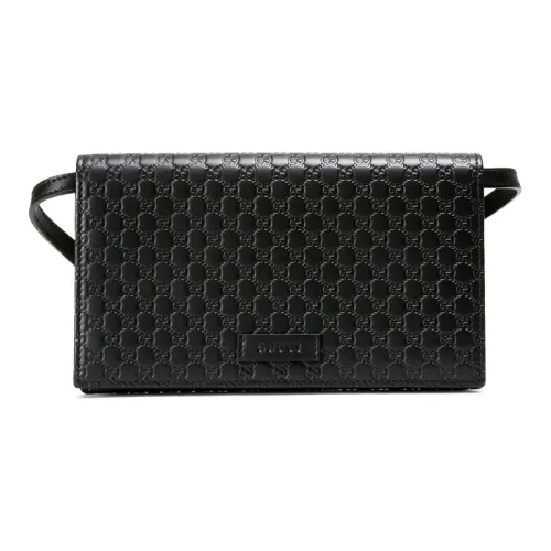 GUCCI Сумка через плечо из коровьей кожи женская черная