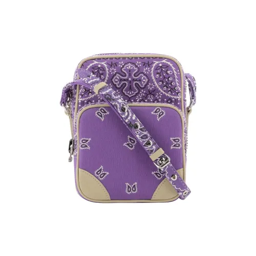 READYMADE Хлопок Плечевая сумка Мужская Фиолетовая