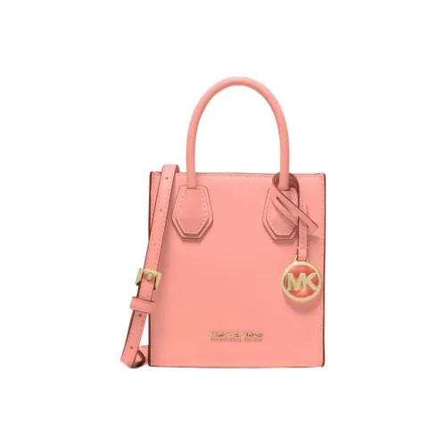 MICHAEL KORS Mercer Кожа Аккордеонная Сумка Сумка Сумка через плечо Сумка через плечо Маленькая Женская Нежно-розовая