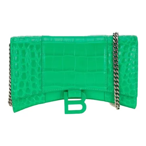 Balenciaga Кожа Сумка через плечо Женская Зеленая