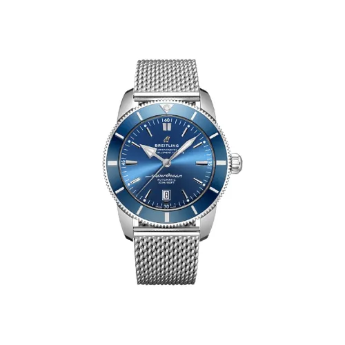 Breitling Автоматический Механический Movement Унисекс Часы Super Ocean Culture Collection 46 мм Синие