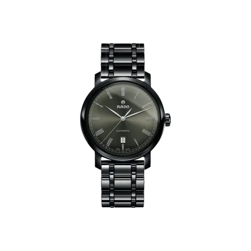 RADO DiaMaster Collection Автоматический механический механизм Мужские часы Циферблат Зеленый Керамика Чехол для часов Керамика Ремешок