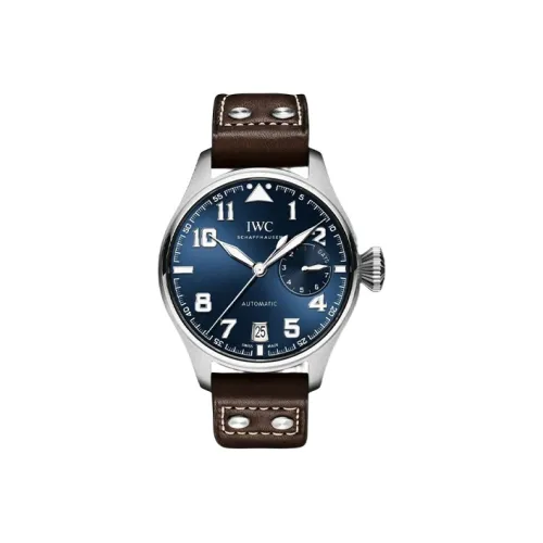 IWC Автоматический Механический Часы Мужской Pilot Collection 46,2 мм Синий