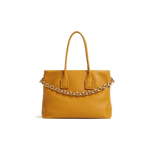 Bottega Veneta Сумка Tote из коровьей кожи сумка для покупок женская золотисто-коричневый