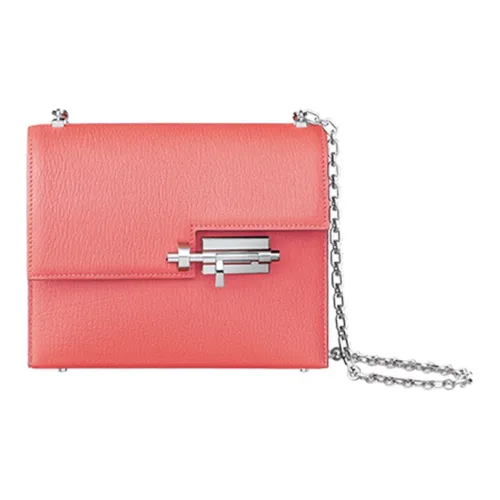 HERMES Verrou Mysore Шевро Verrou Сумка Сумка через плечо Мини Женская Летняя Розовая