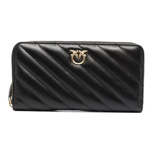 PINKO Кожа Кошелек Женские Черный Золотой