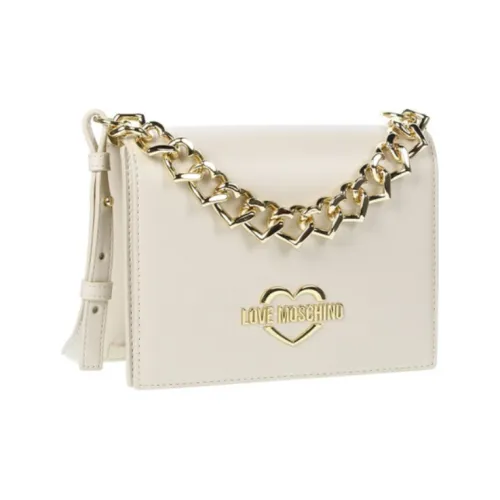 MOSCHINO ПУ (полиуретан) Сумка через плечо Женская Бежевая