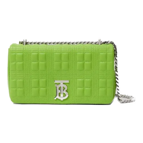 Коллекция сумок Burberry из овечьей шкуры Lola сумка сумка через плечо женская ярко-зеленая