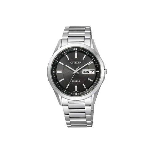 CITIZEN Светильник Кварцевый механизм Титан Ремешок Часы Мужские Черный циферблат