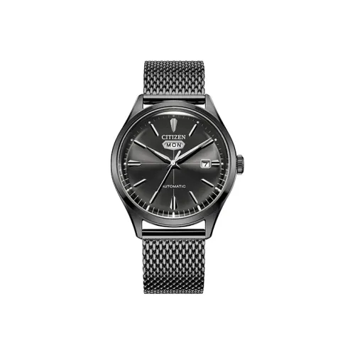 CITIZEN Механический механизм Мужские часы 40mm*13mm Черный