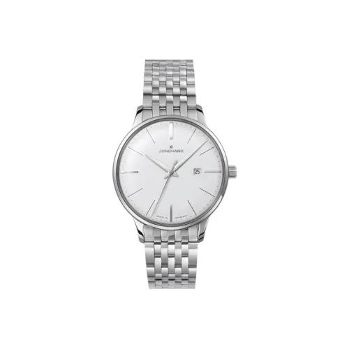 JUNGHANS Кварцевый механизм Женские часы Max Bill Collection 30,8 мм Белый
