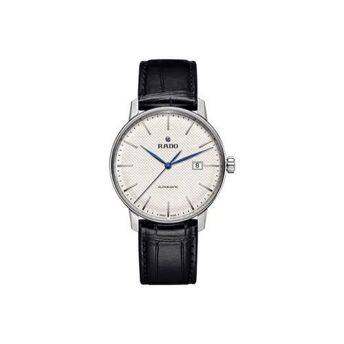 RADO Автоматический Механический Часы Мужские Crystal Sparkle Collection 41 мм Белые